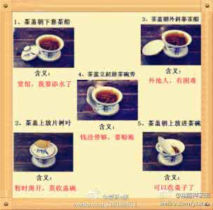 盖碗茶的暗语 【涨姿势】盖碗茶暗语，您可知多少？