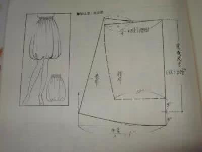 小女孩短裙的裁剪图 简单好做的女孩短裙裁剪教程