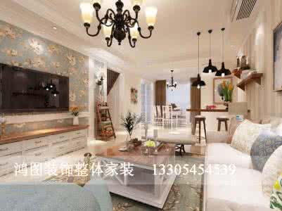 烟台鸿图装饰 烟台鸿图装饰—海峰小区田园风格装修效果图鉴赏