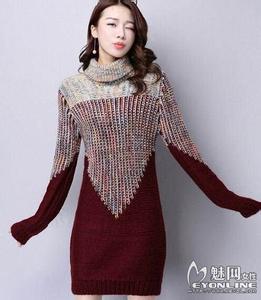 平针织法 平针织法 撞色平针短袖（转载）