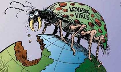 新型电脑病毒 新型电脑病毒 新型电脑病，缠上你了吗？