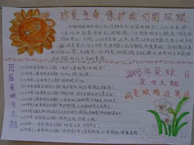 关于全国爱眼日的资料 关于全国爱眼日的作文三篇