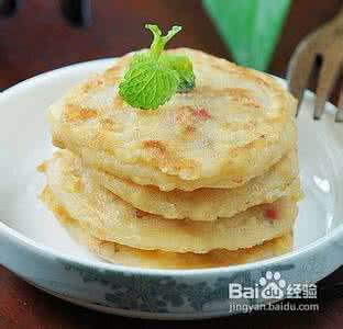 鸡茸豆腐 老少皆宜的营养早餐饼--鸡茸豆腐饼