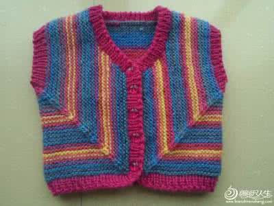 女童毛衣背心裙 50~80cm婴幼儿毛衣 女童背心裙【彩虹手工】