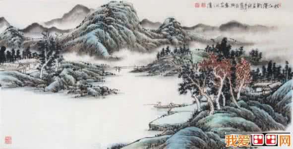 中国画山水画精品欣赏 中国画山水画精品欣赏 国画山水精品教程