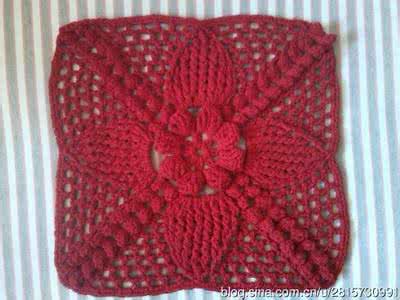 旧毛线钩坐垫视频 利用家里的拆的旧毛衣线钩个坐垫 /喜欢