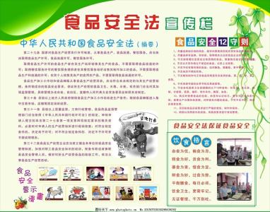 食品安全法宣传方案 食品安全法宣传教育活动实施方案