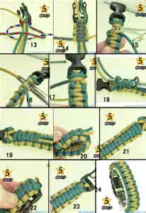 绳结编法图解 【图解】伞绳结编法汇总