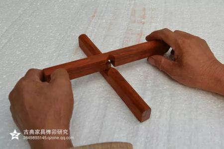 古典家具榫卯结构 古典家具榫卯结构（三一）——弧形面直材十字交叉