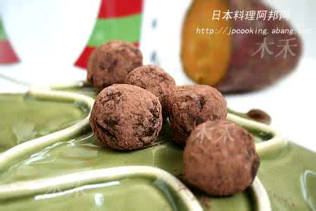 地瓜甜品 地瓜巧克力球 冬季甜品