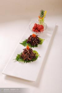 高档冷菜菜品的照片 菜品制作之冷菜