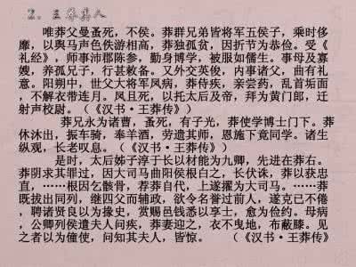 王莽改制 王莽改制具体内容简介 王莽改制简介