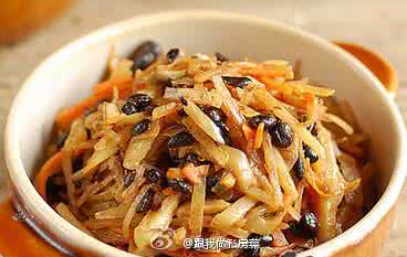 炒豆豉的做法 豆豉炒胡萝卜丝的做法