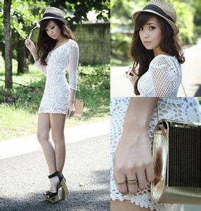 女白色衬衫 春夏白色蕾丝衬衫怎么搭配下身与鞋子