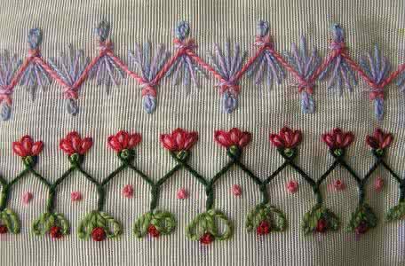 创意手工立体装饰画 创意手工----装饰拼接中的刺绣技巧