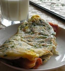 葱花手抓饼 营养早餐之美味葱抓饼