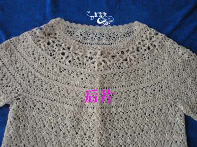 漂亮的爱尔兰钩衣开衫 爱尔兰花领的改版开衫葱衣