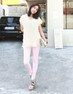 彩裤 彩裤今夏时尚 摩登俏丽出街