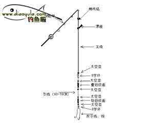 路亚钓组图解 路亚基本钓组