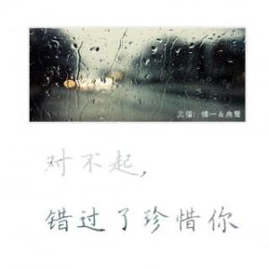 对不起总是失去才珍惜 总是错过了才后悔,失去了才珍惜