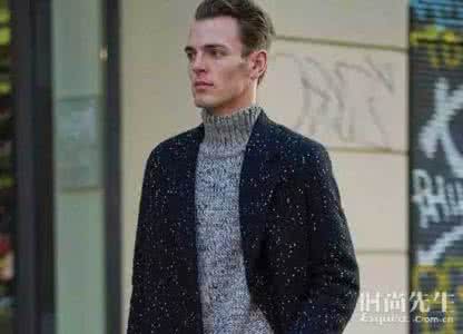 高领毛衣的编织方法 非常美观实用的假高领！