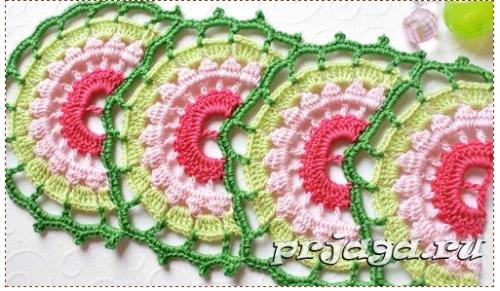 钩针花边图解大全 钩针---- TRIM花边