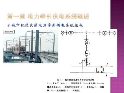 电力牵引供电系统组成 电力牵引供电系统