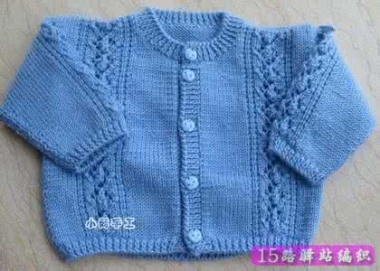 9个月宝宝的毛衣 童装 3个月宝宝开衫上衣和毛裤的织法说明