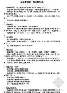 常用金属材料计算公式 装修过程中一些常用的材料计算公式