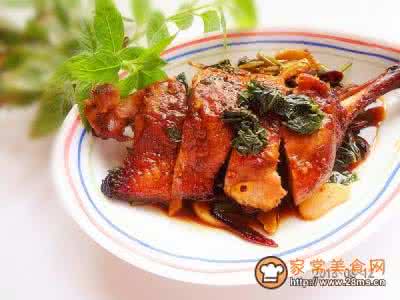 广东紫苏焖鸭 紫苏鸭