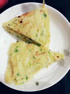 土豆洋葱鸡蛋饼 洋为中用。10分钟葱香土豆鸡蛋饼。