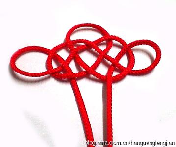 中国结双钱结 双钱结 怎样编中国结之双钱结