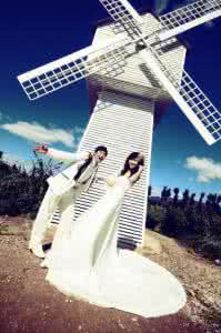 白色风车 白色风车披肩