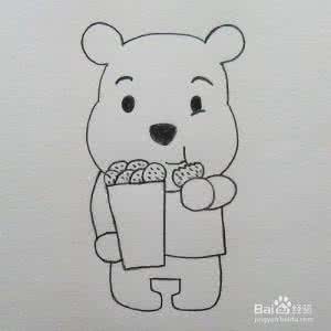 儿童简笔画小熊 【儿童画】儿童简笔画教程50：小熊的简笔画画法教程图解