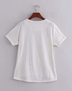 白色钩针外套开衫图解 精致白色短袖钩衫（图解）