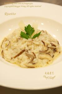 意大利蘑菇烩饭 意大利经典：野蘑菇鸡汤饭Risotto