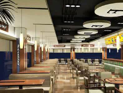 小快餐店装修效果图 快餐店装修 淮北快餐店装修