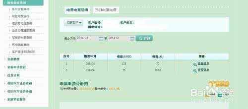 电费电量查询 电量查询 网上如何查电费