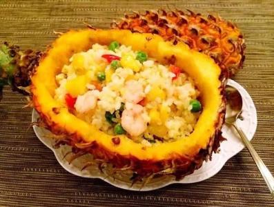 菠萝米饭的家庭做法 菠萝饭
