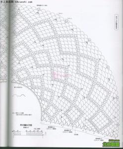 钩针罩衫 菱形花纹钩针罩衫