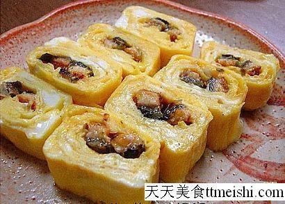 烤鳗鱼鸡蛋卷 烤鳗鱼鸡蛋卷的做法