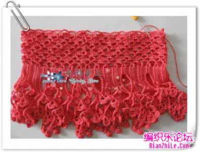 爱尔兰钩编流苏花样 分享几款美丽的流苏花样（图解）