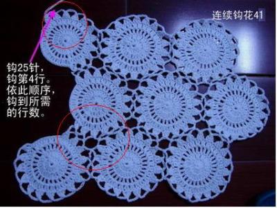 连续钩叶子花 连续钩花