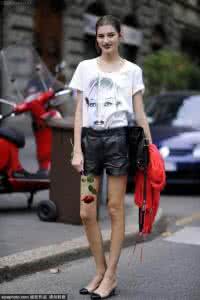 长腿美女 夏日 夏日狂拽酷炫的街头TomBoy风露长腿