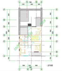 独栋别墅占地面积 新农村独栋2层自建房别墅，占地7.8米X16.3米户型平面图