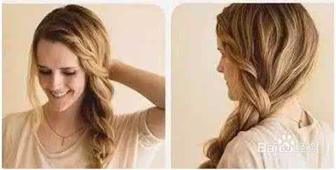 侧边麻花辫的编法图解 侧麻花辫的编法 侧边麻花辫的编法