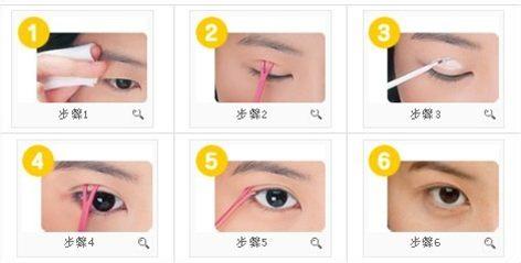 贴双眼皮的技巧图解 双眼皮怎么贴