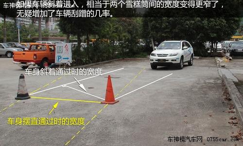 狭窄道路侧方位停车 防止碰撞擦伤 教你如何通过狭窄的道路