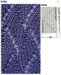 棒针镂空花样图300款 棒针模式----36款镂空花样