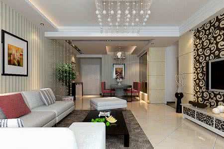 客厅电视背景墙 北京婚房装修